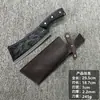 Faca de cortar osso forjada Longquan faca especial para cortar lenha para açougueiro faca de cortar lenha para exterior faca de cortar osso afiada para cozinha doméstica