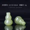 Atacado Jade Hetian Material Qinghai Jade Branco Lótus Cabaça Acessórios de Jade Acessórios para Pulseira Joias