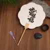 Kit de Pintura DIY con Texto, Adecuado para Puestos Callejeros y Mercados Nocturnos, Incluye Materiales para Abanico Redondo de Pintura a Tinta sobre Papel de Arroz, Hecho a Mano al por Mayor