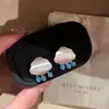 Brincos de borla estilo coreano com agulha de prata, nuvens e gotas de chuva para mulheres, novos brincos de luxo leve de alta qualidade, acessórios requintados e versáteis