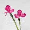 Arreglo de Escena con Flores Artificiales con 2 Lirios, Flores Falsas para Decoración del Hogar, Flores Decorativas para Bodas, Materiales para Arreglos de Flores Artificiales