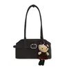 Bolsa Retro Escarchada de Gama Alta para Mujer 2025 Nueva Versátil para el Trabajo Hombro Axila Moda Bolso Tote Pequeño