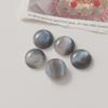 Pendientes de resina redondos con diseño de cielo estrellado de 12 mm con purpurina, con parches, para zapatos, flores, accesorios femeninos, material de joyería DIY