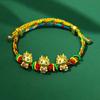 Llegada Nueva 2025 Festival del Bote del Dragón Cuerda de Colores Tejida a Mano Cuerda de Mano Regalo Pulsera para Niños Pulsera de Buena Suerte para Adultos Ajustable