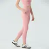 Fábrica de Ropa Dongguan OEM Hechos a Medida Pantalones de Yoga con Sensación de Segunda Piel para Mujer, Pantalones Deportivos para Correr, Pantalones de Fitness de Secado Rápido de Nueve Puntos