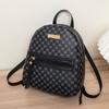 Mochila feminina de lazer 2024 nova tendência da moda lantejoulas decorativas mochila impressa de bolinhas uma geração de cabelo