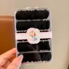 Elástico de borracha infantil faixa de cabelo para bebê elástico de cabelo anel para polegar anel de toalha não machuca o cabelo corda de cabelo durável corda de cabelo elástica