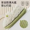 Pantufas de Algodão Fofas para Mulheres com Salto para Inverno Uso Externo 2025 Novas para Interior de Casa Solado Grosso Antiderrapante Quentes Forradas com Lã Sapatos de Algodão