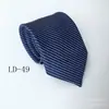 Nueva Corbata 8cm Casual Negocios Boda Rayada Corbata de Hombre Fabricante Stock Listo Corbata al por Mayor