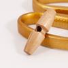 Botón de Cuerno de Madera Combinable Abrigo Cortavientos para Hombre y Mujer Accesorios de Botones Ropa para Niños Suéter Abrigo Botón Oliva