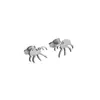 Aretes Punk de Araña Transfronterizos para Mujeres y Niñas, Accesorios de Oreja de Araña de Moda, Joyería de Acero Inoxidable 304, Regalos, Wholesale