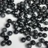 Jade birmanês natural 8 MM Preto Redondo Bead Jade Jóias Acessórios Bulk Bead Pingente A Mercadorias Preto Frango Material Jade Beads