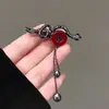 Grampo de Cabelo Estrela com Strass de Luxo Leve com Toque de Alto Padrão, Presilha Oval Tendência para Franja, Acessório de Cabelo Lateral, Grampo de Cabelo, Presilha Lateral de Cabelo para Mulheres