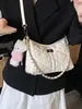 2026 Nuevo Bolso Pequeño Transfronterizo Acolchado con Cadena Estilo Chanel para Mujer, Elegante Bolso Cuadrado Pequeño, Bolso de Hombro y Cruzado de Moda
