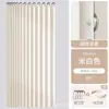 Cortina para Sala de Estar Interior Dormitorio Baño Cortina Divisoria de Aire Acondicionado Cortina de Puerta Plegable Magnética sin Perforaciones Cortina Impermeable de Aislamiento Térmico