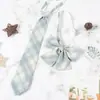 Corbata JK para Mujer Cuadros Japonesa Corbata de Moño Sin Corbata Uniforme Estudiantil Moño Pequeño Genuina Original Genuina Sin Corbata