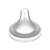 Chupeta de Silicone Líquido com Bico Standard de Diâmetro Largo para Várias Mamadeiras, Chupeta para Bebê, Chupeta com Sensação Real de Leite Materno, Chupeta de Alimentação