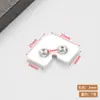 Soporte de Esquina sin Manija en Forma de L, Marco de Perfil de Aluminio Engrosado Soporte de Esquina Fijo, Accesorios de Ángulo de Hierro para Conexión en Ángulo Recto de Puertas y Ventanas de Aluminio