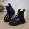 Botines Chelsea de Moda para Mujer 2026 Nuevos Botas de Chimenea Otoño/Invierno Estilo Británico Botas Martin de Suela Gruesa Botines Delgados de Moda