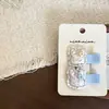 Nian Nian Nuevo Encaje Corazón Cuadros Animal Pequeño Clip para el Cabello Infantil Pasador Clip Lateral Clip para el Flequillo