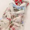 Grampo de Cabelo com Laço Bordado de Flores Estilo Coreano Super Fada Fita de Renda Acessórios de Cabelo Presilha de Cabeça Feminina Adorno de Cabeça Presilha Superior