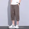 Nuevos Pantalones Casuales Transfronterizos para Hombre, de Verano, Modernos, Holgados, de Secado Rápido, Transpirables, Deportivos