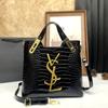 Bolso de Mujer de Gran Capacidad 2026 con Elegante Patrón de Cocodrilo, Bolso de Mano de Lujo Ligero, Bolso de Hombro y Cruzado, Moda para Viajar