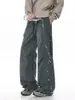 Pantalones de Trabajo Rectos para Hombre Acu Clothing Diseño Inspirado en la Naturaleza, Pantalones Casuales Holgados para Senderismo, Temporada de Primavera.