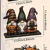 Produtos de madeira são campeões de vendas em todo o mundo, decorações de mesa para o Halloween incluem abóboras assustadoras, disponíveis exclusivamente para atacado nos pequenos mercados de Yiwu
