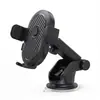 Soporte para coche transfronterizo con ventosa de succión potente, soporte para teléfono móvil con brazo largo telescópico, soporte para navegación de coche giratorio de 360 grados
