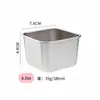Amazon Acero Inoxidable 304 Cuenco para Condimentos Redondo Cocina Casera Cuenco para Condimentos Mini Pequeño Recipiente para Salsa de Soja Dip