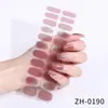 Zhengxiang Personalizado 22 Adesivos de Unha à Prova d'Água Filme de Esmalte Japonês e Coreano Adesivos de Unha Quentes da Amazon Transfronteiriços