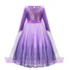 Falda de princesa Aisha de Frozen Vestido de niña Aisha Falda infantil Aisha una generación de pelo