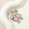 Pinza Mini Flor Transfronteriza para el Cabello, Pinza de Garra Pequeña para Flequillo Lateral, Pasador de Flor de Cerezo, Pinza Elegante de Moda Coreana