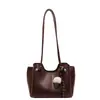 Bolso Tote Casual de Moda 2025 Nuevo Estilo Coreano Nicho de Moda Bolso de Hombro Elegante de Alto Valor Bolso de Axila