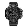 Reloj electrónico deportivo de moda con esfera grande y doble pantalla para estudiantes y adultos, de comercio exterior, clásico, falso, de tres esferas