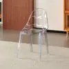 Silla Transparente de Acrílico, Taburete de Plástico, Taburete de Cristal, Silla Fantasma Diabólica, Silla de Comedor Nórdica, Silla Creativa para Maquillaje de Celebridad de Internet