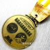 Medalla de Maratón Deportivo de Xiamen Diseñada por el Fabricante Medalla de Carrera Todoterreno de 100 km Producción de Medallas de Oro, Plata, Cobre y Metal
