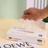 Guantes desechables removibles al por mayor de fábrica se pueden personalizar guantes desechables de PE transparentes guantes impermeables antiincrustantes