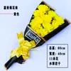 Simulação de 12 crisântemos para a varredura de túmulos no Festival Qingming, flores de seda plástica são colocadas na frente dos túmulos no cemitério para homenagear flores artificiais