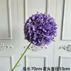 Combinação de rosa roxo escuro e hortênsia flores artificiais para decoração de casamento, arranjo floral e materiais DIY