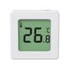 Medidor digital de temperatura y humedad para el hogar, termómetro mini con cara sonriente, unidad de temperatura conmutable con máquina de interruptor