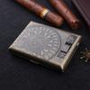 Caja de Cigarrillos Multifuncional Guipai Gp9029 Bronce con Encendedor, una Caja de Doble Uso Firma Grabada Personalizada Exclusiva