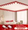 Set de Decoración de Habitación de Boda para la Decoración del Techo del Novio, Nuevo Dormitorio y Sala de Estar de la Novia, Decoraciones Colgantes con Caracteres de Doble Felicidad, Guirnaldas de Boda