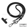 Lanyard para colgar en el cuello del teléfono móvil se puede llevar cruzado anticaída universal con clip trasero funda tejida para teléfono móvil lanyard en stock al por mayor