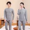 Conjunto de Ropa Interior Térmica para Adolescentes, Pijama Suave de Terciopelo para Niños, Ropa de Otoño y Pantalones Largos de Algodón Puro para Niños, Camisetas Interiores y Calzones para Estudiantes Mujeres