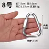 La Fábrica Tiene Stock Listo de Hebillas Triangulares de Hierro Sólido Portantes con Cerraduras, Hebillas de Escalada en Forma de Polipasto, Anillos de Tracción para Equipos y Accesorios