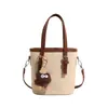 Bolso de Mano Retro Transfronterizo Otoño e Invierno para Mujer 2026 Nueva Moda Bolso Versátil de Hombro Cruzado Bolso Cubo de Gama Alta