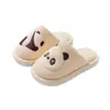 Pantuflas para niños y niñas, de algodón para primavera y otoño, de punta cerrada, antideslizantes, para el hogar, con dibujos, para niños mayores y pequeños, pantuflas de algodón y lino al por mayor