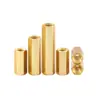 M2M2.5M3M4M5M6 columna hexagonal de cobre de doble paso columna de cobre hueca columna de aislamiento hexagonal pasante columna de soporte placa base
